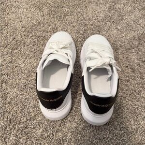 Alexander McQueen White and Black Sneakers